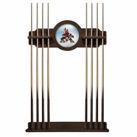 HOLLAND BAR STOOL CO Arizona Coyotes Cue Rack in Chardonnay Finish CueNavAriCoy